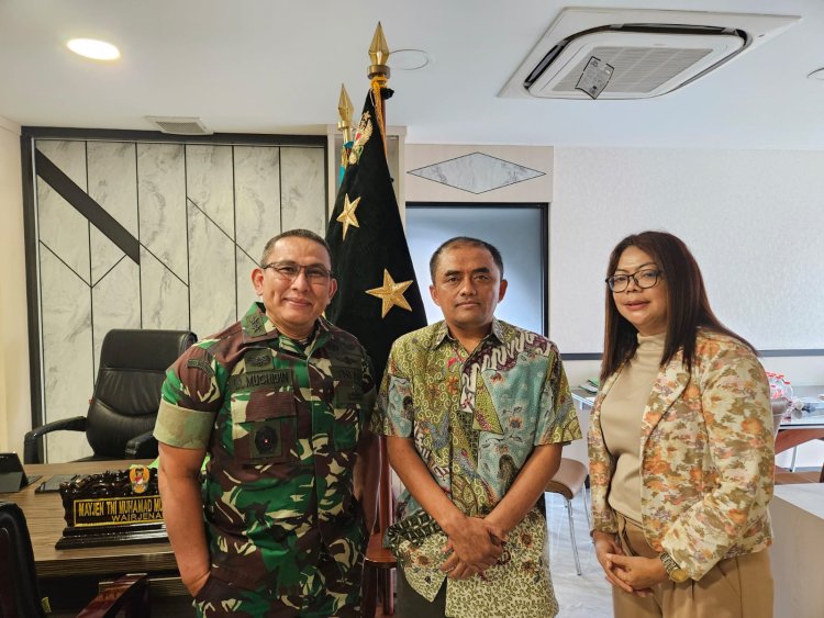 Wairjenad Mabesad TNI Mayjen TNI Muchidin Sambut Hangat Kunjungan Ketum dan Bendum ARIIN