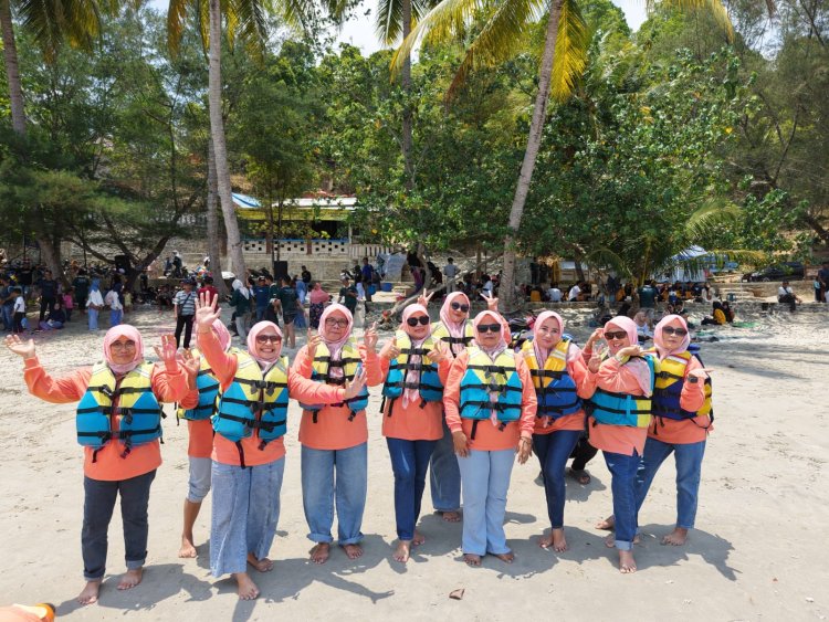 Healing Rasa Startup! Kopwan SAM Karangploso,Gelar Rapat di Pantai Mutiara Ada Warkop Digital Berjalan, Banana Boat & Bahas Koperasi Digital