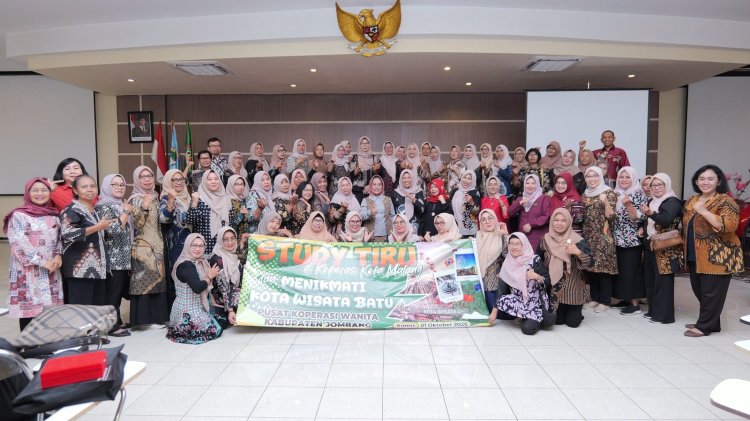 Perkuat Jaringan Koperasi Wanita, Puskopwan Jombang Belajar Tata Kelola ke Kopmen SBW Malang