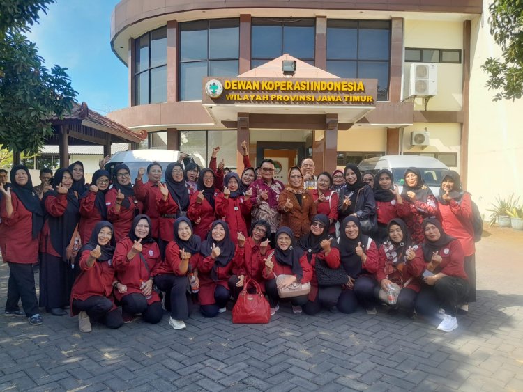 Perkuat Silaturahmi, Askomara dan APU KW Jatim Sowan ke Dekopinwil Jatim