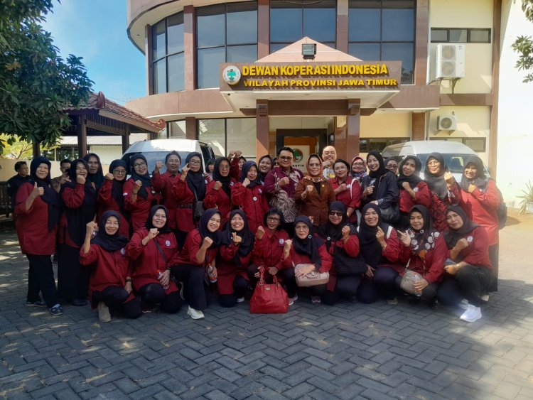 Perkuat Silaturahmi, Askomara dan APU KW Jatim Sowan ke Dekopinwil Jatim