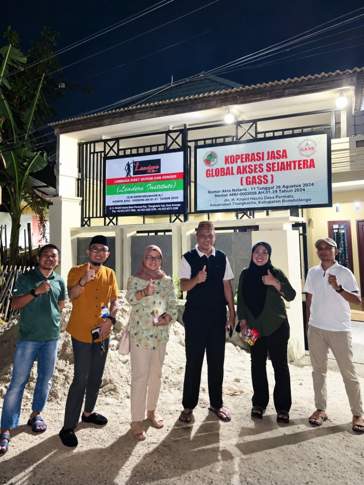 Leaders Institute Gorontalo dan Koperasi GASS Perkuat Kolaborasi, Hadirkan Konsultasi dan Bantuan Hukum