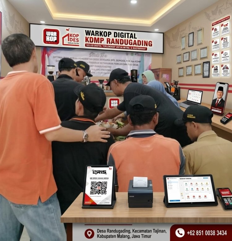 WARKOP DIGITAL KDMP RANDUGADING TAJINAN RESMI LAUNCHING, LANGSUNG DISERBU GURU-GURU SAAT JAM ISTIRAHAT