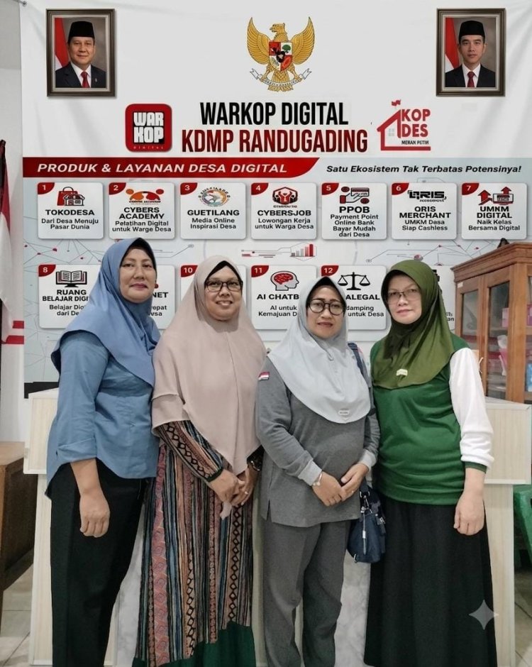 WARKOP DIGITAL KDMP RANDUGADING TAJINAN RESMI LAUNCHING, LANGSUNG DISERBU GURU-GURU SAAT JAM ISTIRAHAT