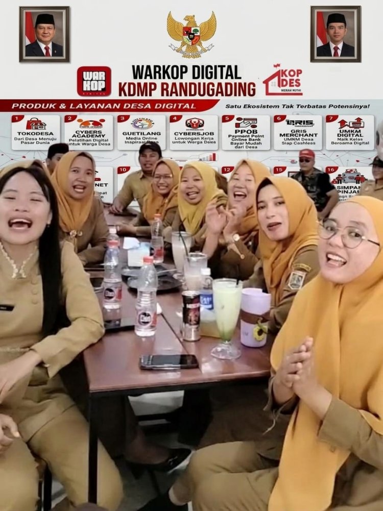 WARKOP DIGITAL KDMP RANDUGADING TAJINAN RESMI LAUNCHING, LANGSUNG DISERBU GURU-GURU SAAT JAM ISTIRAHAT