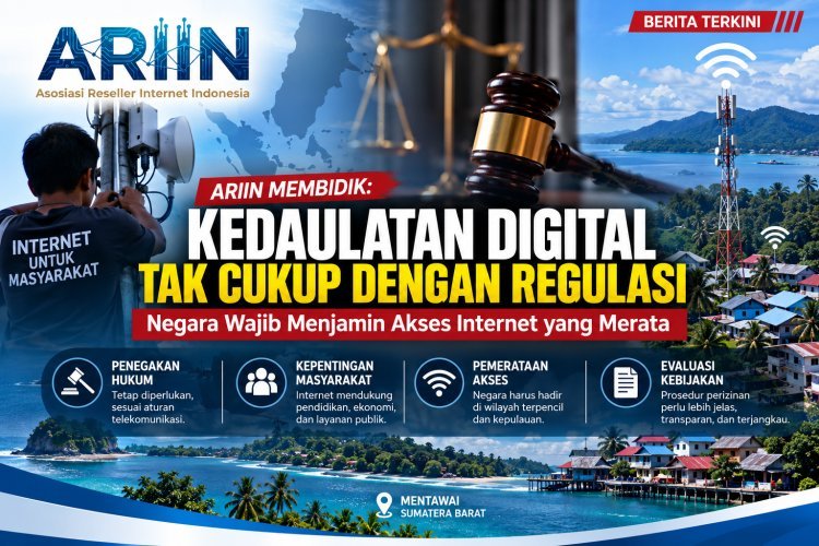 Kedaulatan Digital Tak Cukup dengan Regulasi, Negara Wajib Menjamin Akses Internet yang Merata