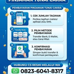 panduan Cara Pembayaran Cicilan dan Dan Cara Lunasi Pinjaman Pinjaman Di Tunai Cakra